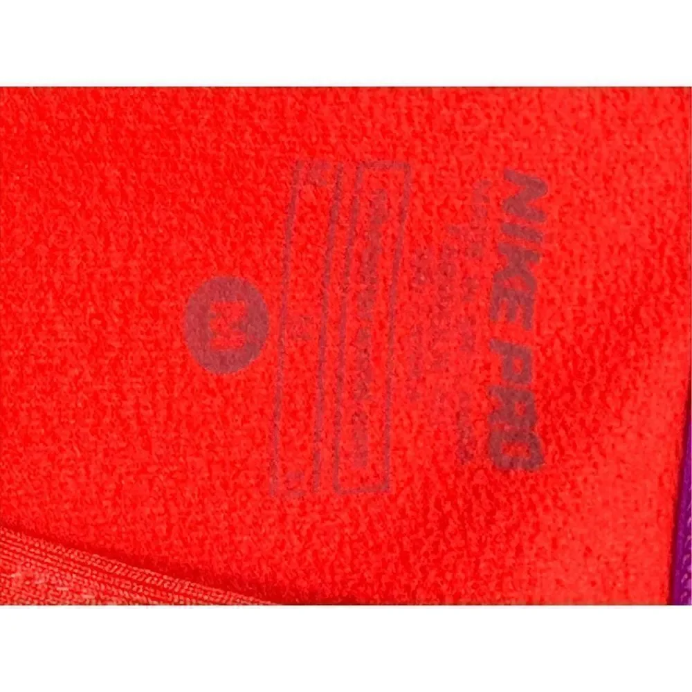 Nike pro orange kids hoodie (has flaws) size M